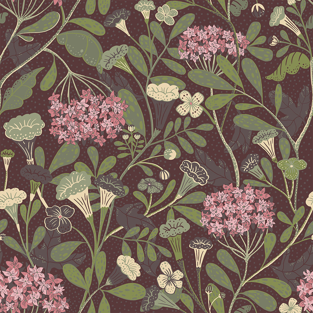 55024 - Hybbe Wallpaper - Lilac - Midbec