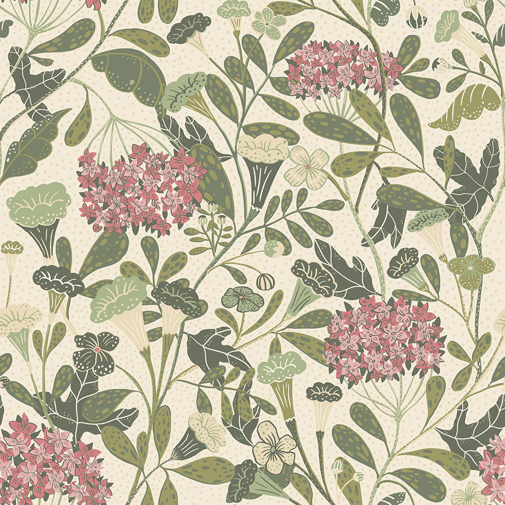 55025 - Hybbe Wallpaper - Light Lilac - Midbec