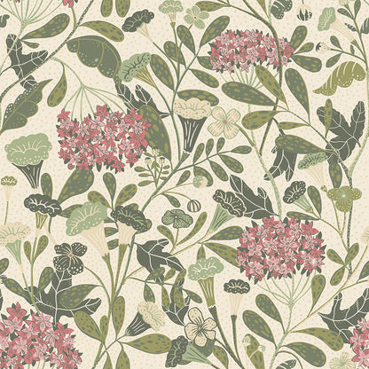55025 - Hybbe Wallpaper - Light Lilac - Midbec