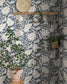 55027 - Ulla Britt Wallpaper - Midnight Blue - Midbec