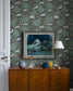 55028 - Ulla Britt Wallpaper - Dark Blue - Midbec