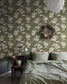 55029 - Ulla Britt Wallpaper - Green - Midbec