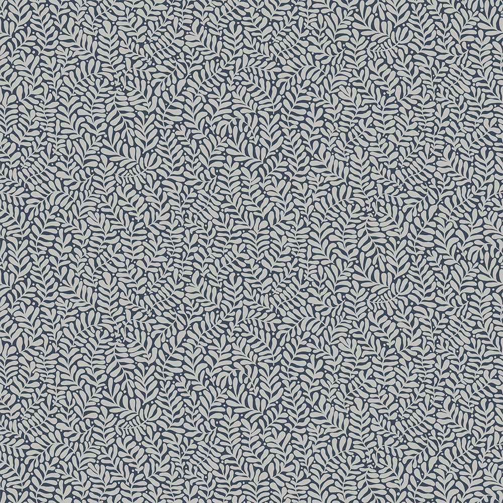 55032 - Anna Wallpaper - Dark Blue - Midbec