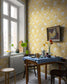 55033 - Brita Wallpaper - Yellow - Midbec