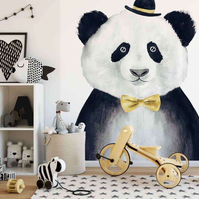 Wall-art Cuddly Panda Wall Mural