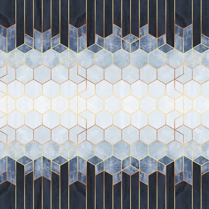 Wall-art Hexagons Wall Mural