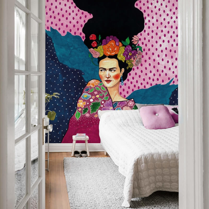 Wall-art Frida Illustration Wall Mural