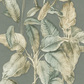 571462 - Boho Palm Wallpaper - Chalky Blue - Rasch