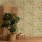 571479 - Boho Palm Wallpaper - Mustard - Rasch