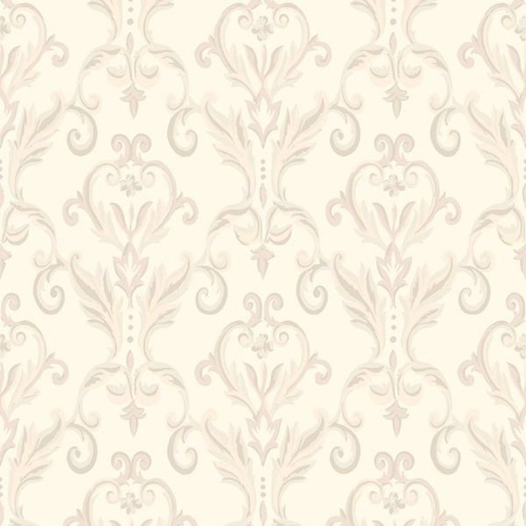 600101 - Baroque Heritage Wallpaper - Cream - K & K