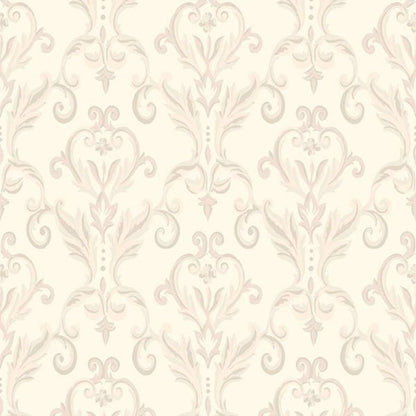 600101 - Baroque Heritage Wallpaper - Cream - K & K