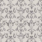 600102 - Baroque Heritage Wallpaper - Grey - K & K