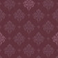 600417 - Rococo Heritage Wallpaper - Rich Purple - K & K
