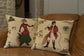 The Hon. Freddie Fox Tapestry Room Cushion with Feather Filler 