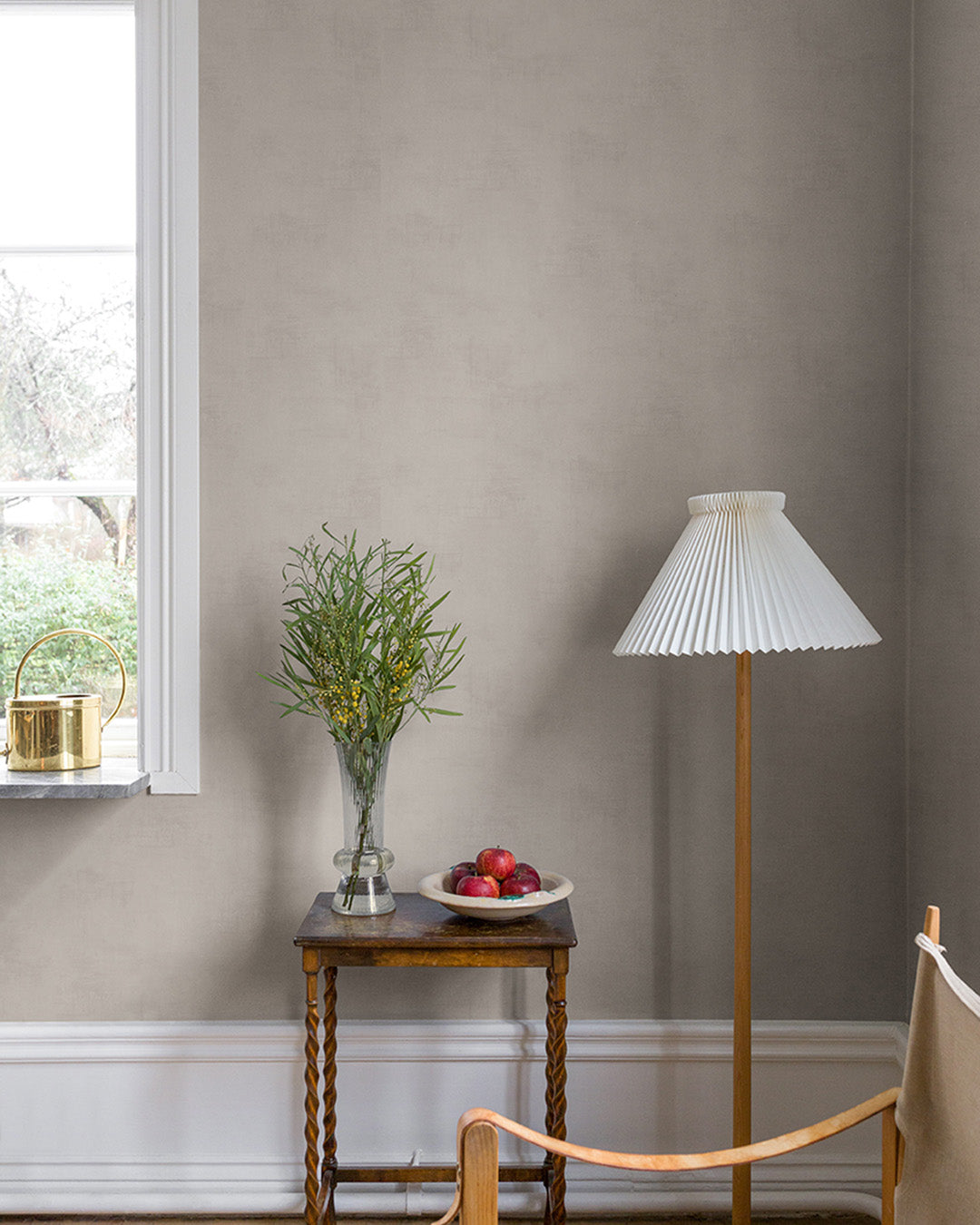 61015 - Kalk Berga Wallpaper - Gray/Beige - Midbec
