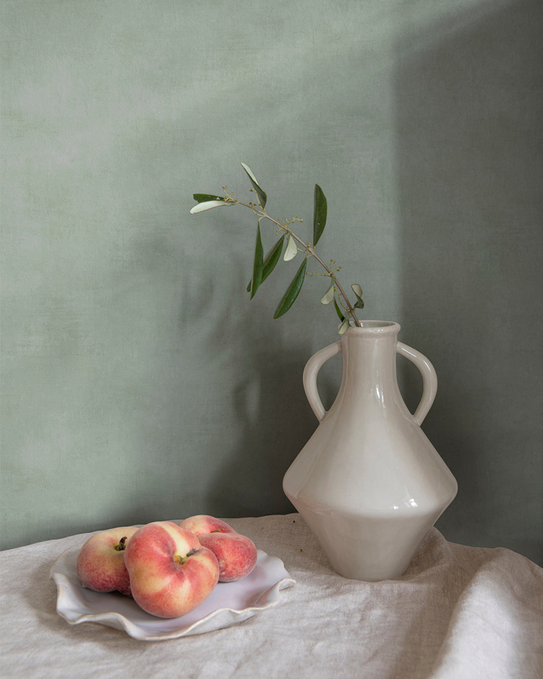 61027 - Kalk Berga Wallpaper - Green - Midbec