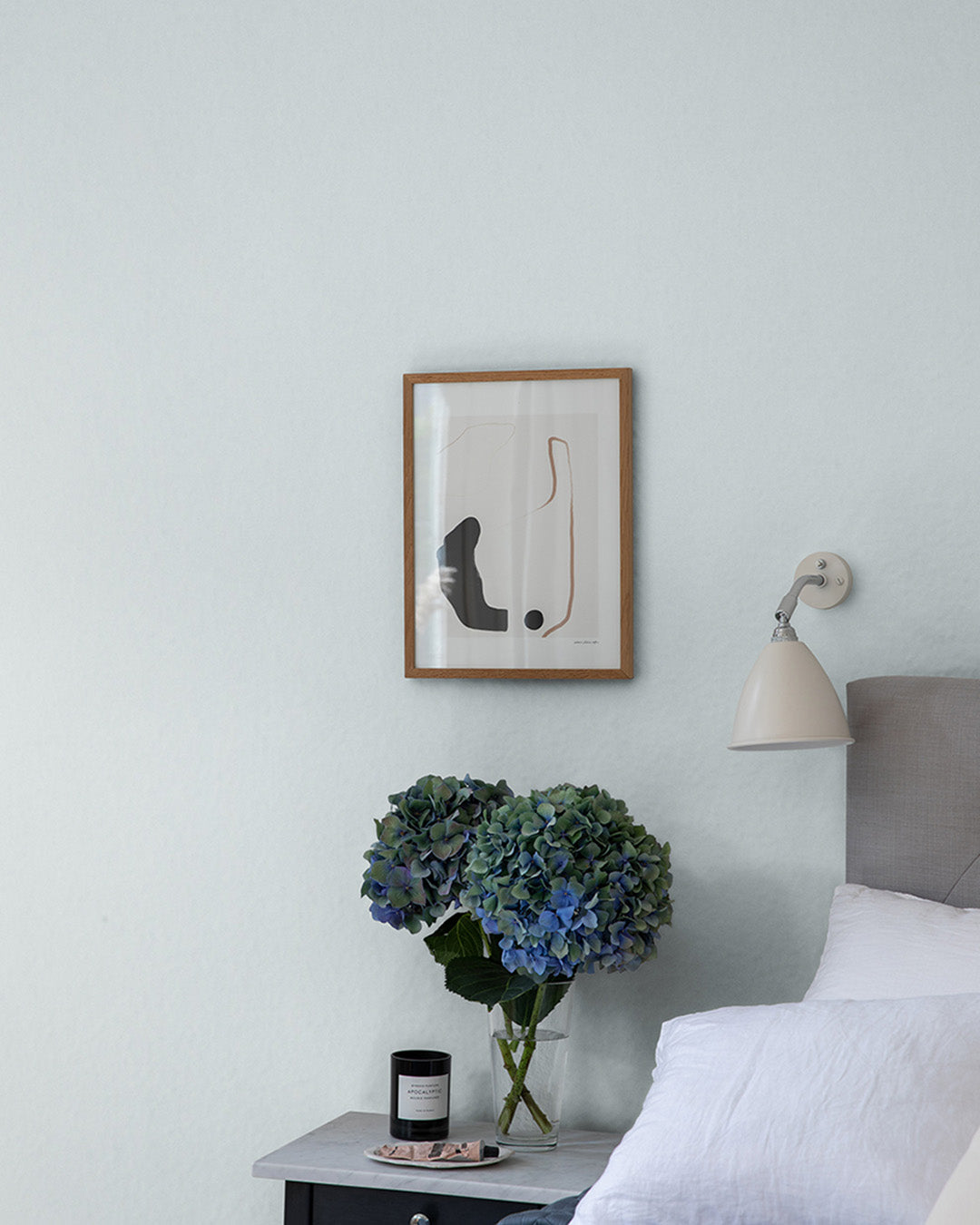 61073 - Kalk Klinte Wallpaper - Pale Blue - Midbec