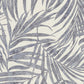617429 - Linares Leaves Wallpaper - Denim Blue & Cream - Rasch