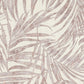 617436 - Linares Leaves Wallpaper - Pink/Grey & Cream - Rasch