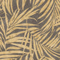 617450 - Linares Leaves Wallpaper - Brown & Gold - Rasch
