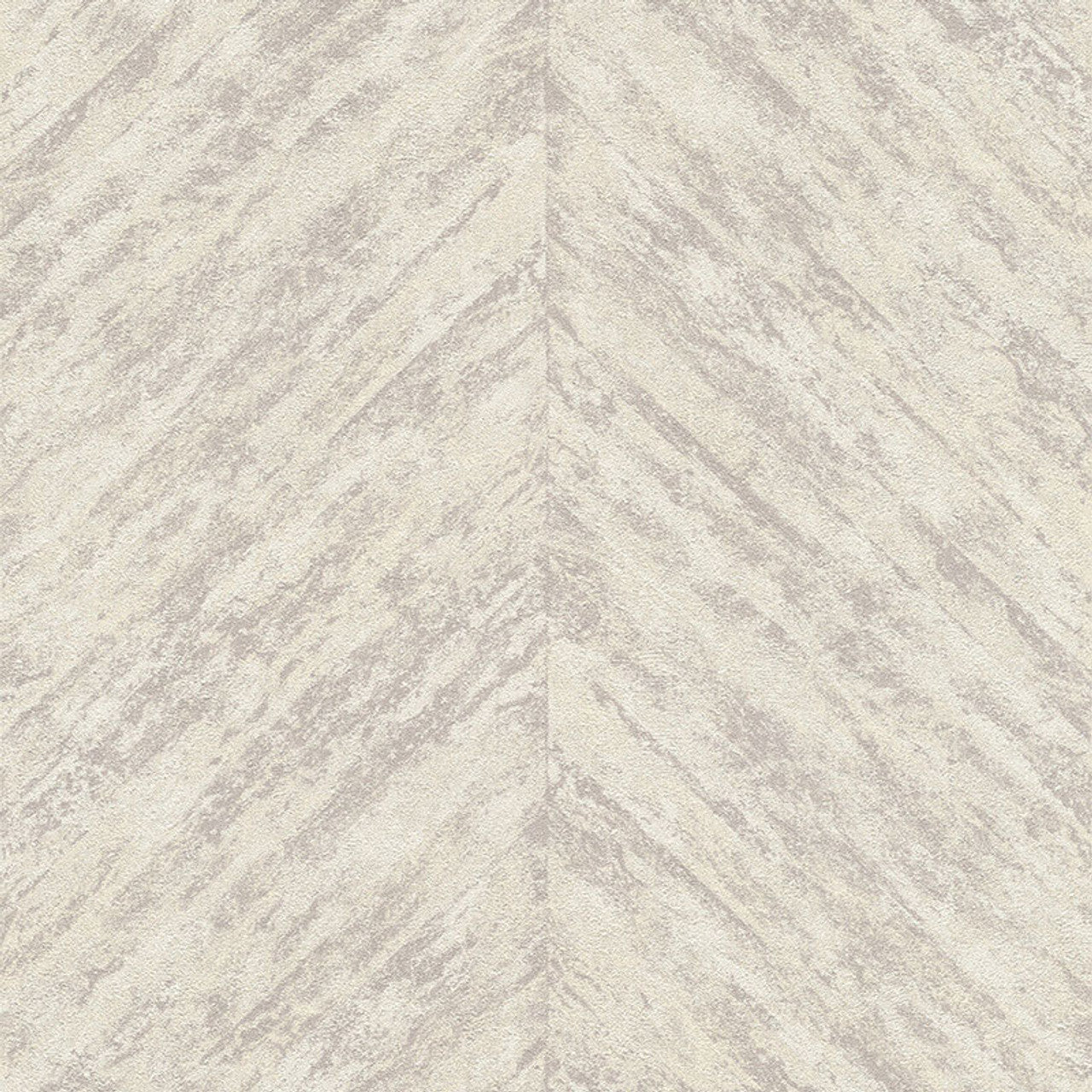617511 - Linares Chevron Wallpaper - Cream & Taupe - Rasch