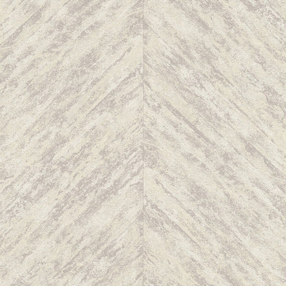 617511 - Linares Chevron Wallpaper - Cream & Taupe - Rasch