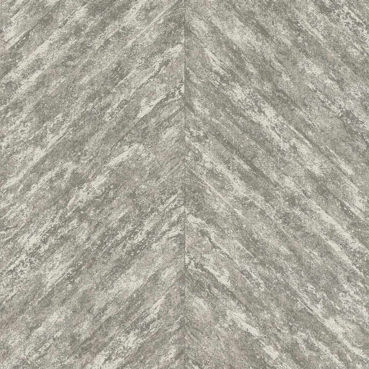 617528 - Linares Chevron Wallpaper - Grey & Taupe - Rasch
