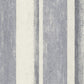 617788 - Linares Stripe Wallpaper - Blue & Cream - Rasch