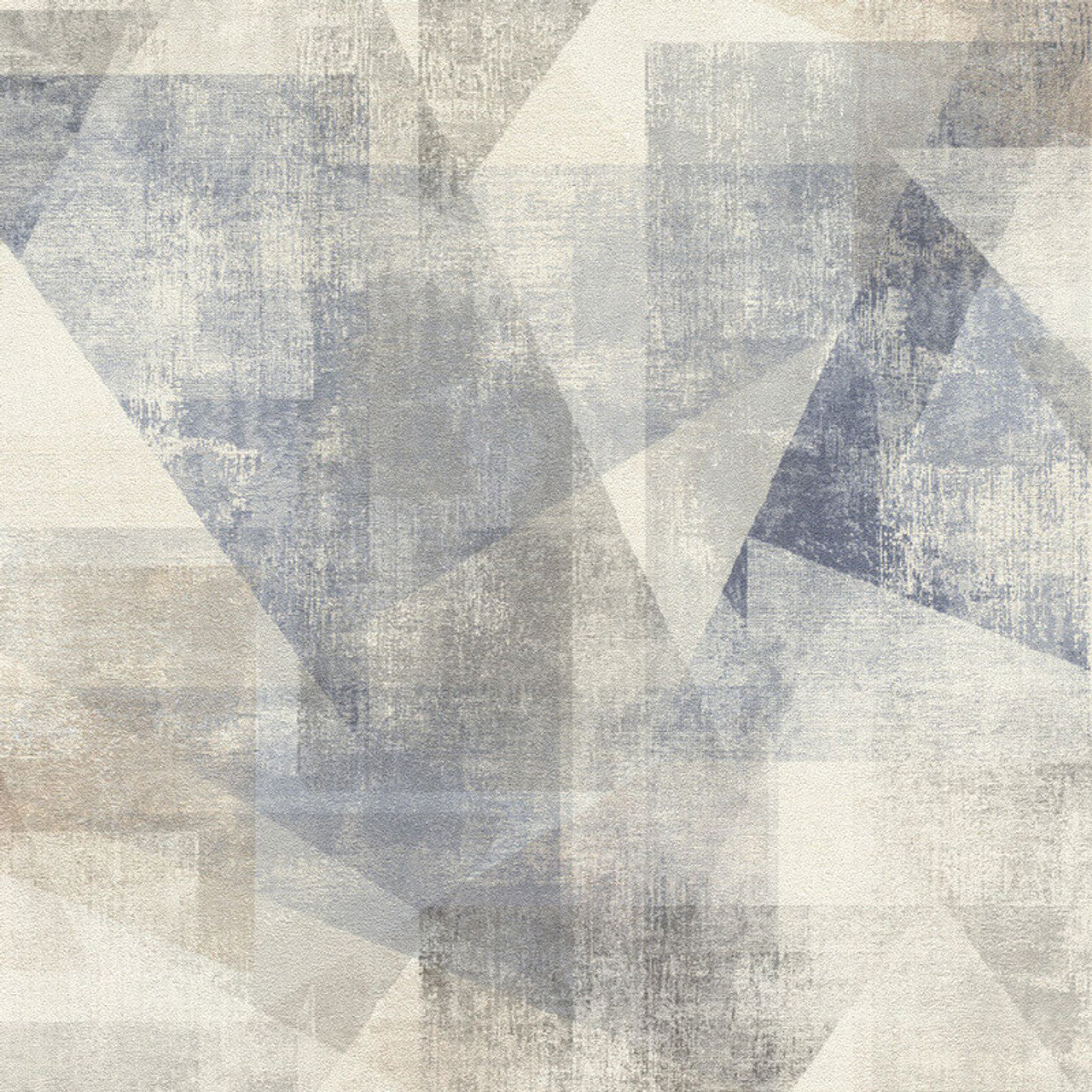 617955 - Linares Geometric Wallpaper - Blue - Rasch