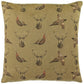 Highland Earth Tapestry Cushion with Feather Filler 