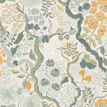 65103 - Ann Wallpaper - Green  - Midbec
