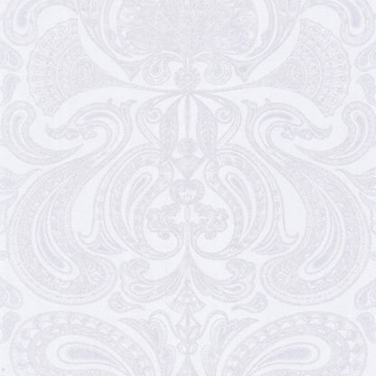 Malabar Wallpaper - Silver on Soft Olive - 66/1003