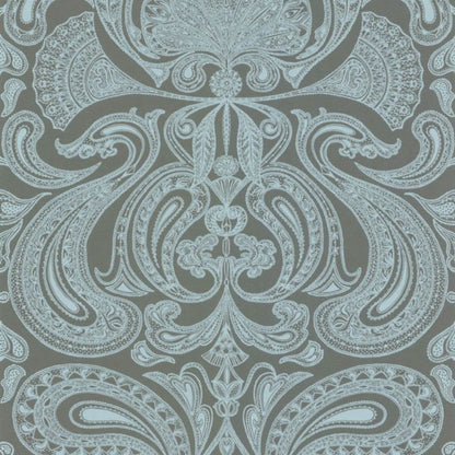Malabar Wallpaper - Print Room Blue on Soot - 66/1005