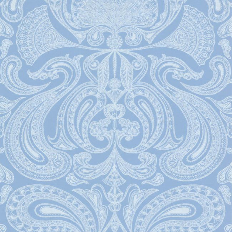 Malabar Wallpaper - Chalk on Ice Blue - 66/1006