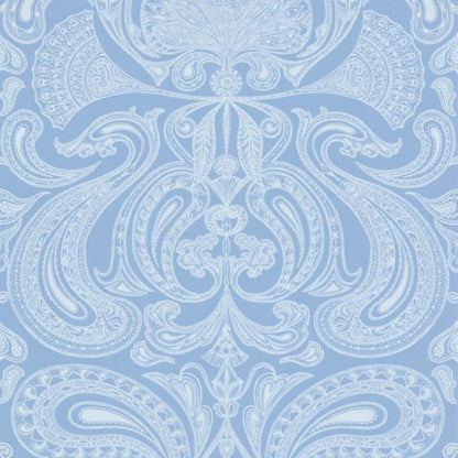 Malabar Wallpaper - Chalk on Ice Blue - 66/1006