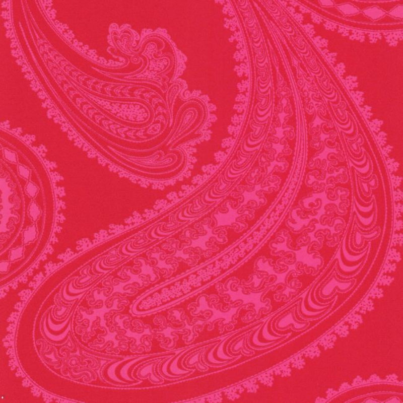 Rajapur Wallpaper - Fuchsia on Rouge - 66/5041