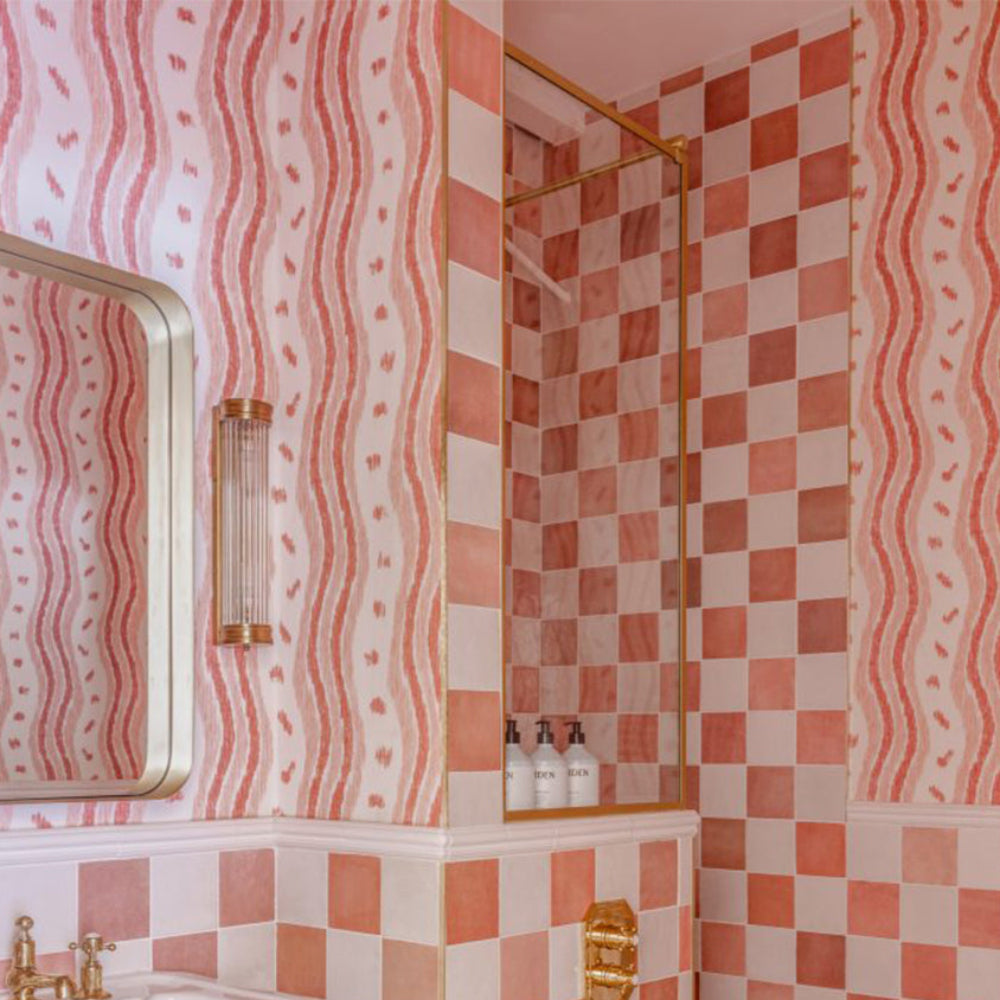 Ikat Stripe Wallpaper