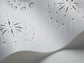 Fioretti Wallpaper - Soot & Snow on Powder Blue - 69/1102
