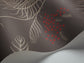 Mimosa Wallpaper - Rouge & Linen on Soot - 69/8129