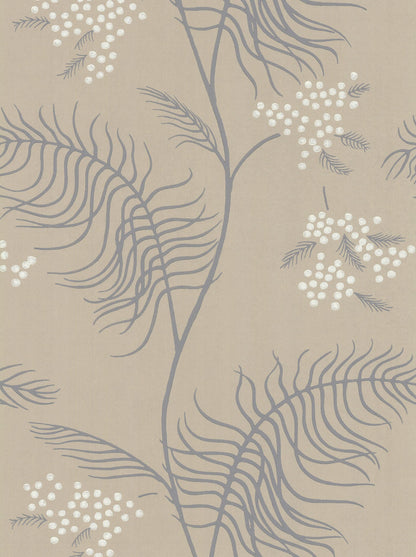 Mimosa Wallpaper - Chalk & Lilac Grey on Safari - 69/8131