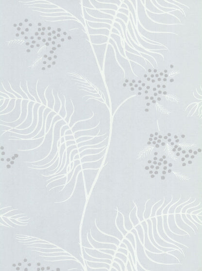 Mimosa Wallpaper - Grey & White on Silver Birch - 69/8133