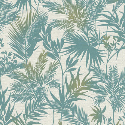 704112 - Emporium Jungle Wallpaper - Blue - Rasch