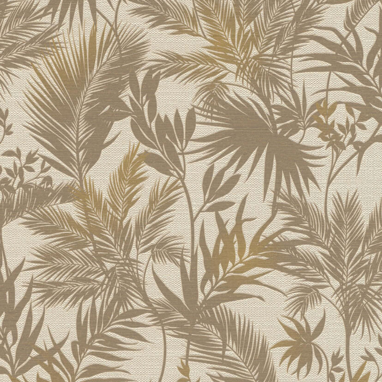 704136 - Emporium Jungle Wallpaper - Gold/Beige - Rasch