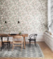 Magnolia Wallpaper - Rose on Sky Blue - 72/3011