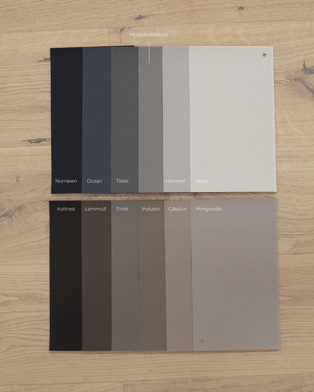 77031 - Midsommarnatt Wallpaper - Deep Gray - Midbec