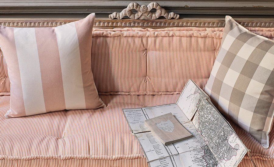 Eston Rose Quartz Fabric - Romo - Kemble