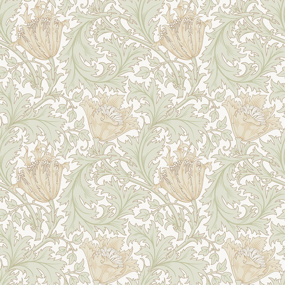 82002 - Anemone Wallpaper - Yellow - Midbec