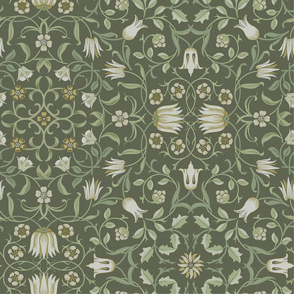 82008 - No 1 Holland Park Wallpaper - Green - Midbec