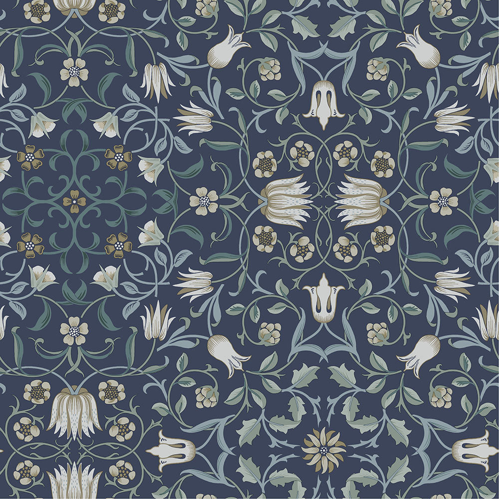 82009 - No 1 Holland Park Wallpaper - Blue - Midbec