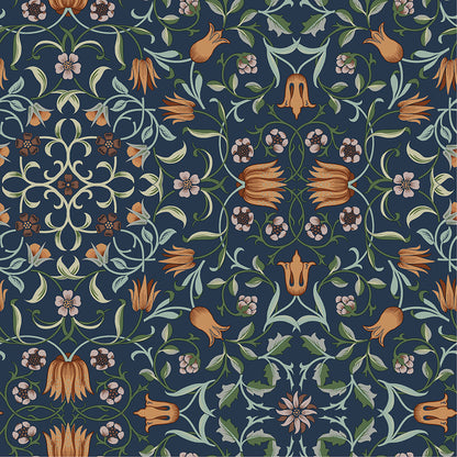 82010 - No 1 Holland Park Wallpaper - Dark Blue - Midbec
